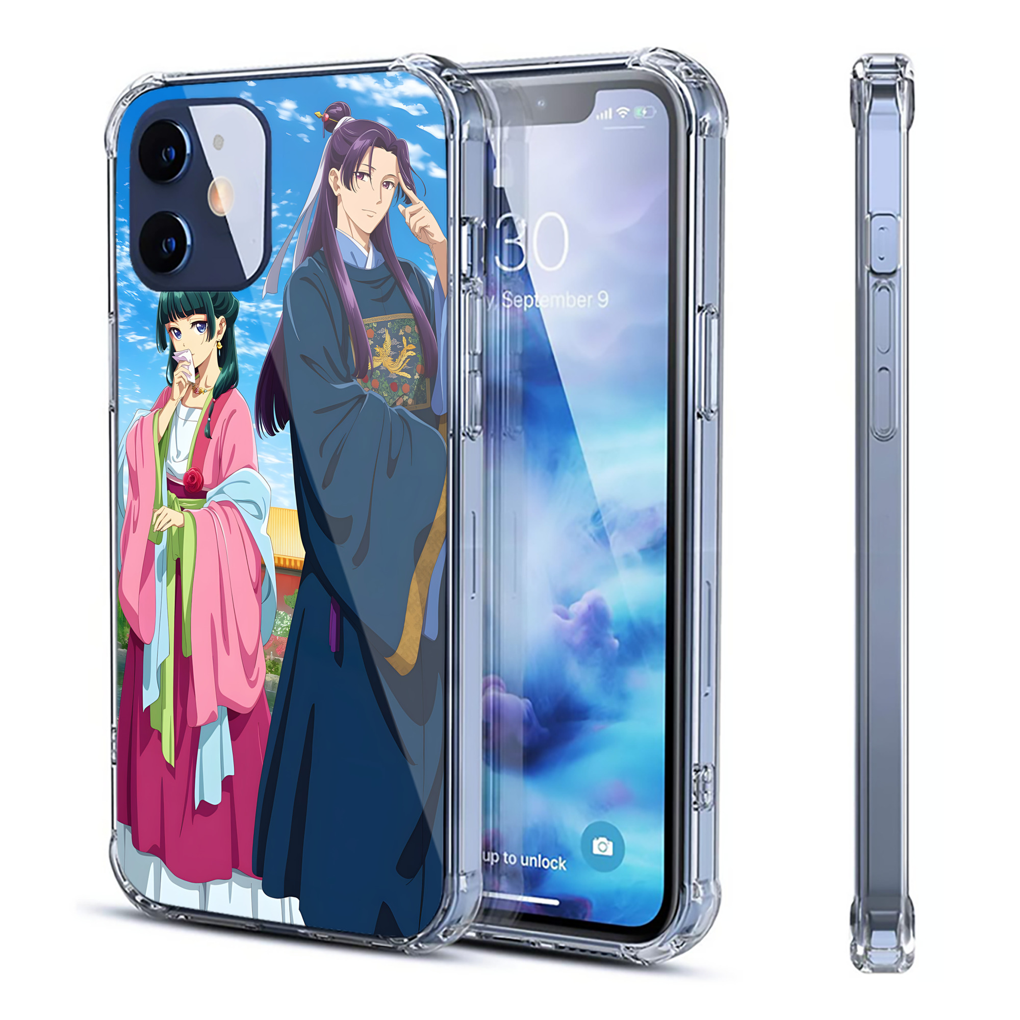 （画像用） 薬屋のひとりごと The Apothecary Diaries 【iPhone 12シリーズ対応】透明スマホケース（クリアソフトケース）
